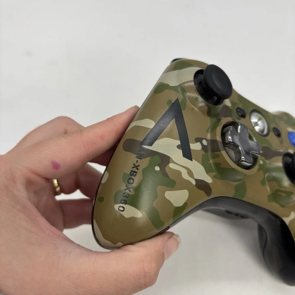 Microsoft Xbox 360 Controller Limited Edition Halo 4 Camo OEM Cleaned & Tested